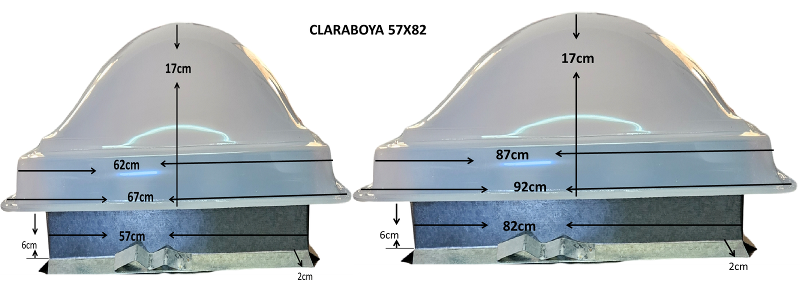 claraboya 57x82