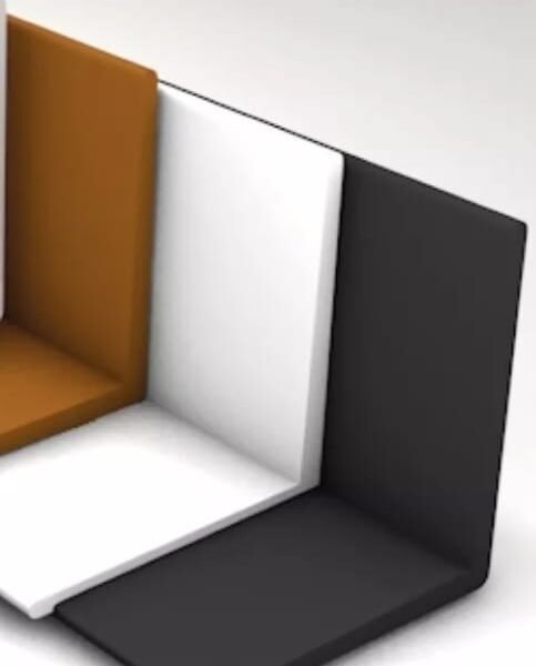 Perfil Angulo Pvc x 3mts de largo y 25mm x lado